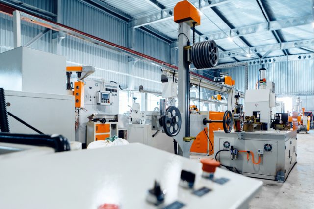 機械の電気工事